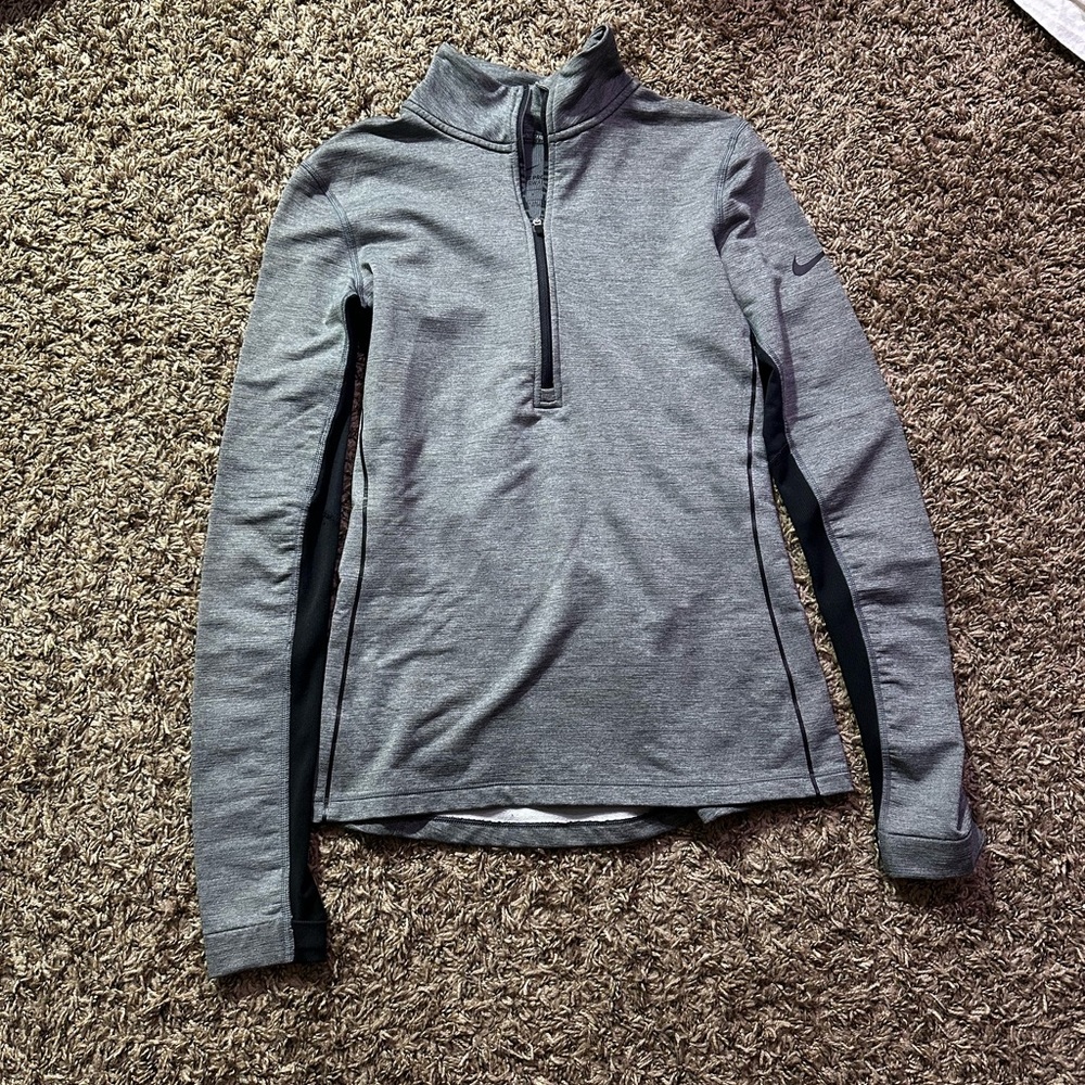 Nike Pro Hyperwarm 1/2 Zip compression long sleeve